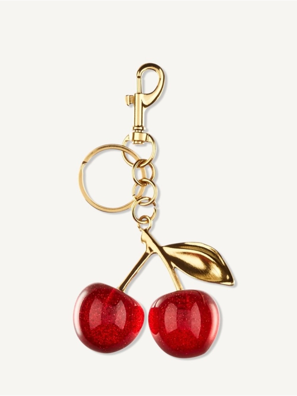 Cherry Charm with Keyring